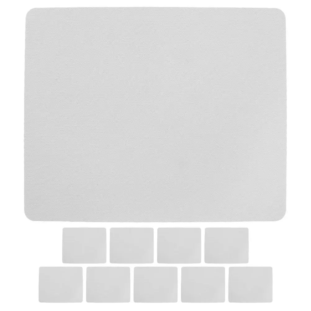 20Pcs Blank Sublimation Mouse Pads for Laptop Desktop Gaming Work Comfortable Wear-Resistant Modern Desk Mat DIY Heat Transfer