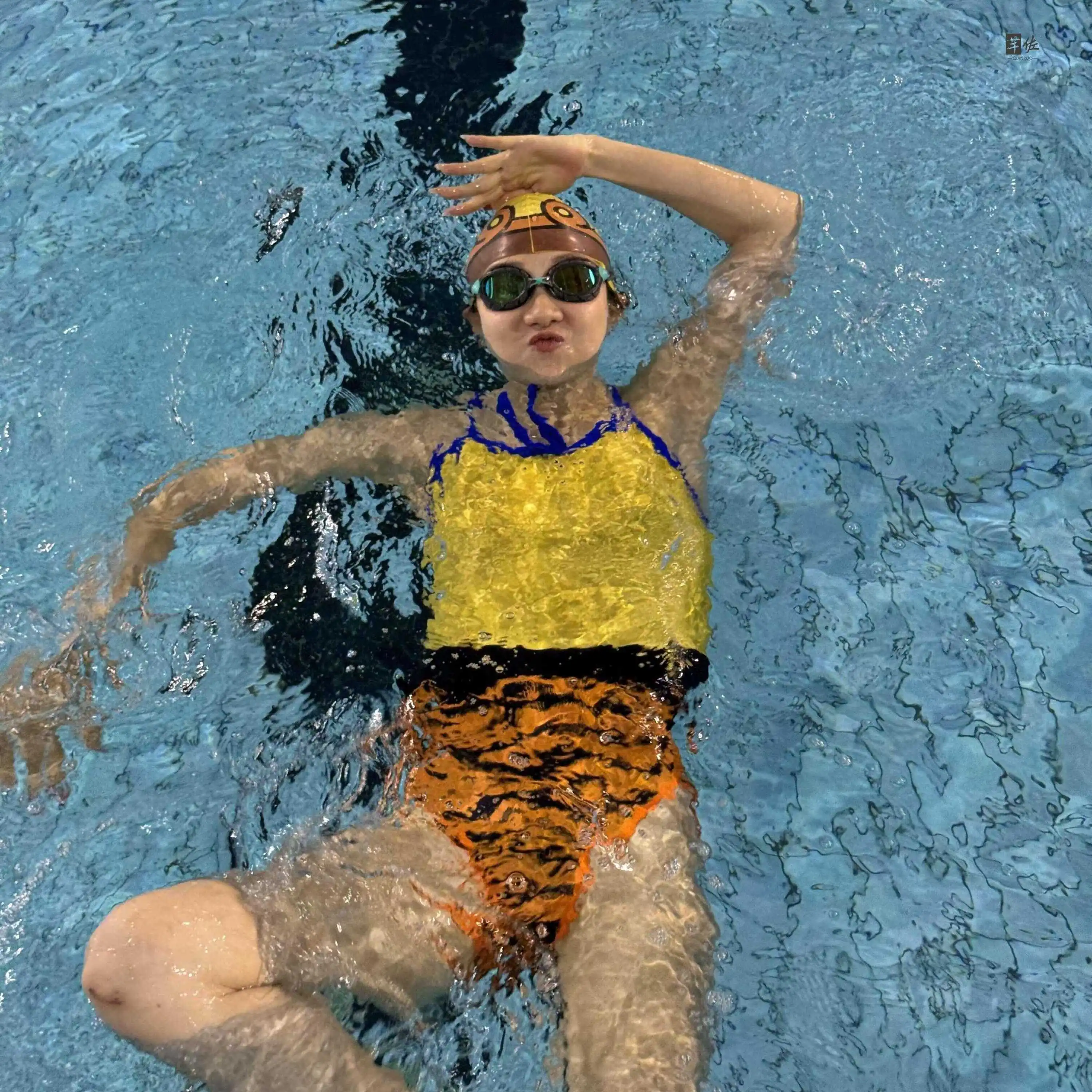 Women's One-Piece Speed Suit Swimsuit Assemble Monkey King 2026 New Model Gymnastic Pool Special V-neck No-sleeve Surfing Suit