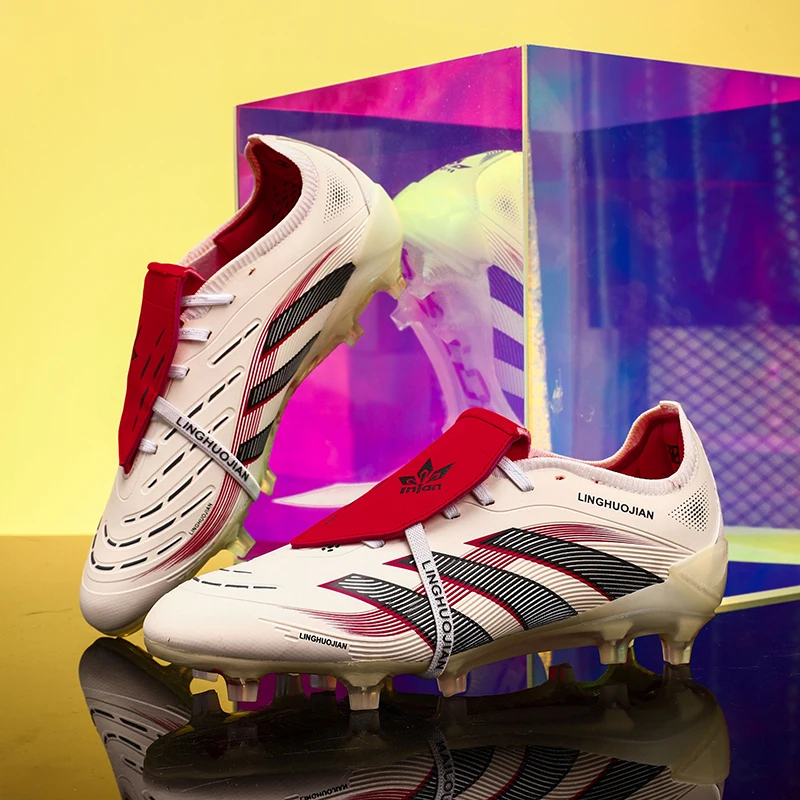 Novos Tnis de Futebol Masculinos de Alta Qualidade, Botas de Futebol Indoor, Tnis Esportivos de Futsal, Cano Alto, Antiderrapa