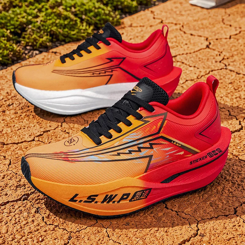 Running Shoes Carbon Board Speciality Marathon Men Sports Breathable Lightweight Women's Comfortable Nonskid Chunta Sneakers