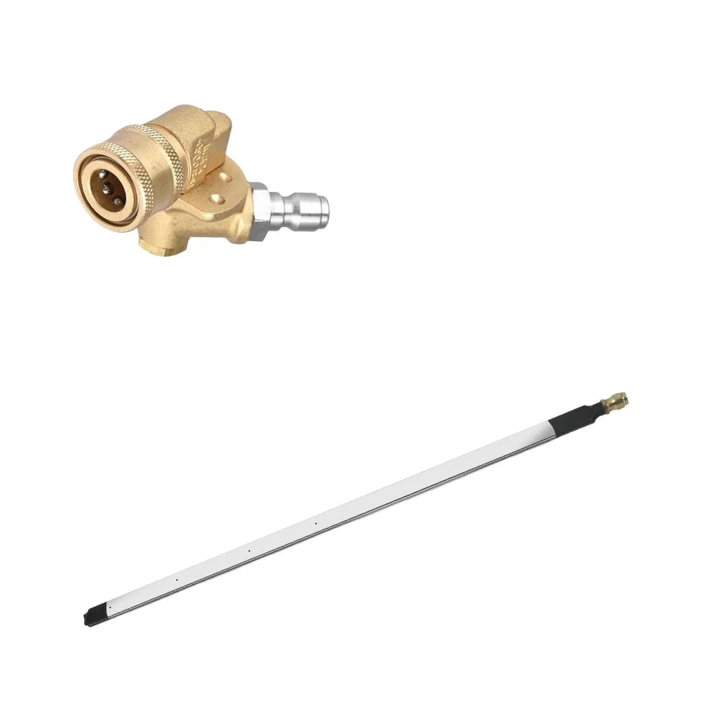 1 Piece 24 Inch Radiator Cleaning Wand 4500 PSI 180 Swivel For Car Condenser Filter Flusher Tool Stainless Steel