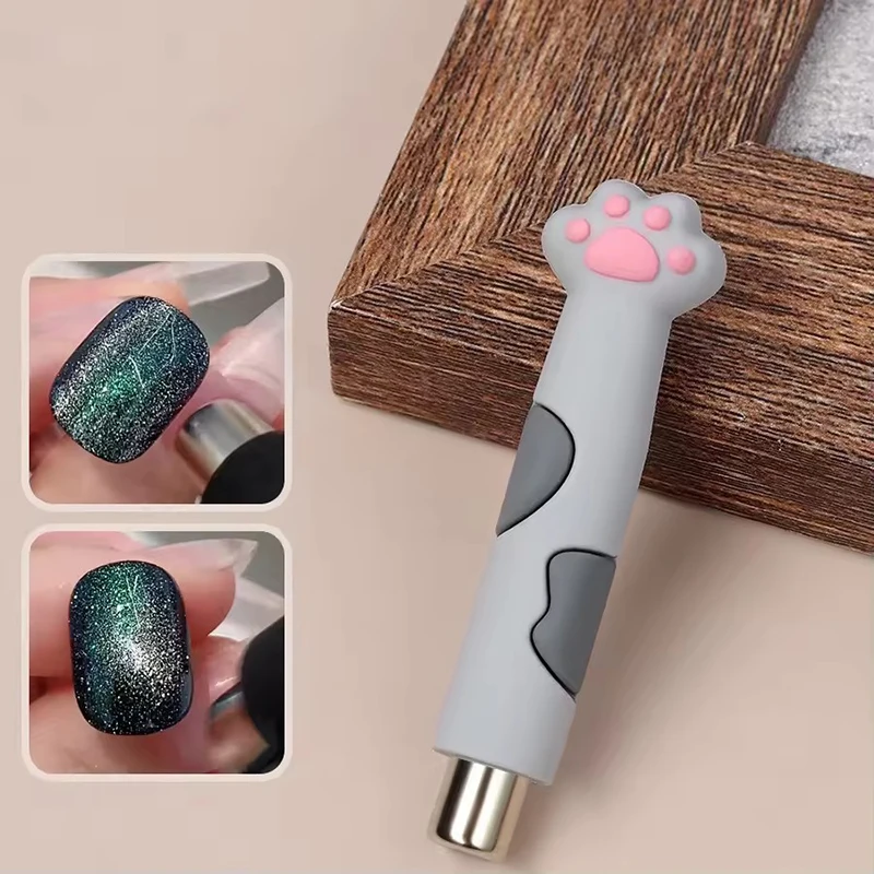 3-in-1 Multifunctional Magnetic Cat's Eye Nail Magnetic Stick 150mm Super Strong Gel Polish Magnet Pen Large Cylinder Magnetic