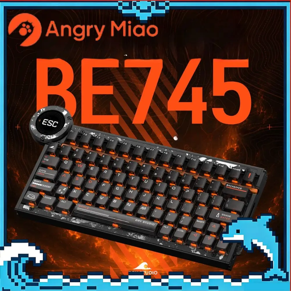 AngryMiao Battleye R2 BE745 Magnetic Axis Keyboard RT0.001 Aluminum Esports Gaming Mechanical Keyboard  RGB PC Accessories Gift