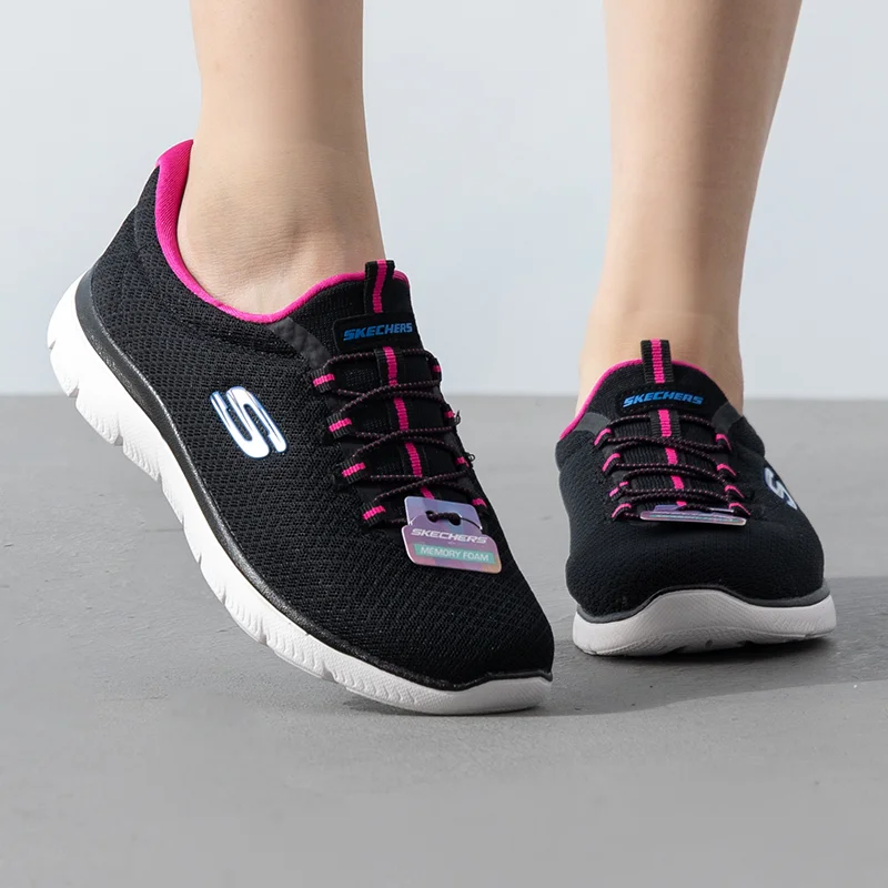 Skechers Women's Shoes Original Lightweight Fashion Wear-Resistant Non-Slip New Fitness Training Outdoor Sports Casual Shoes 12980-Bkhp-2