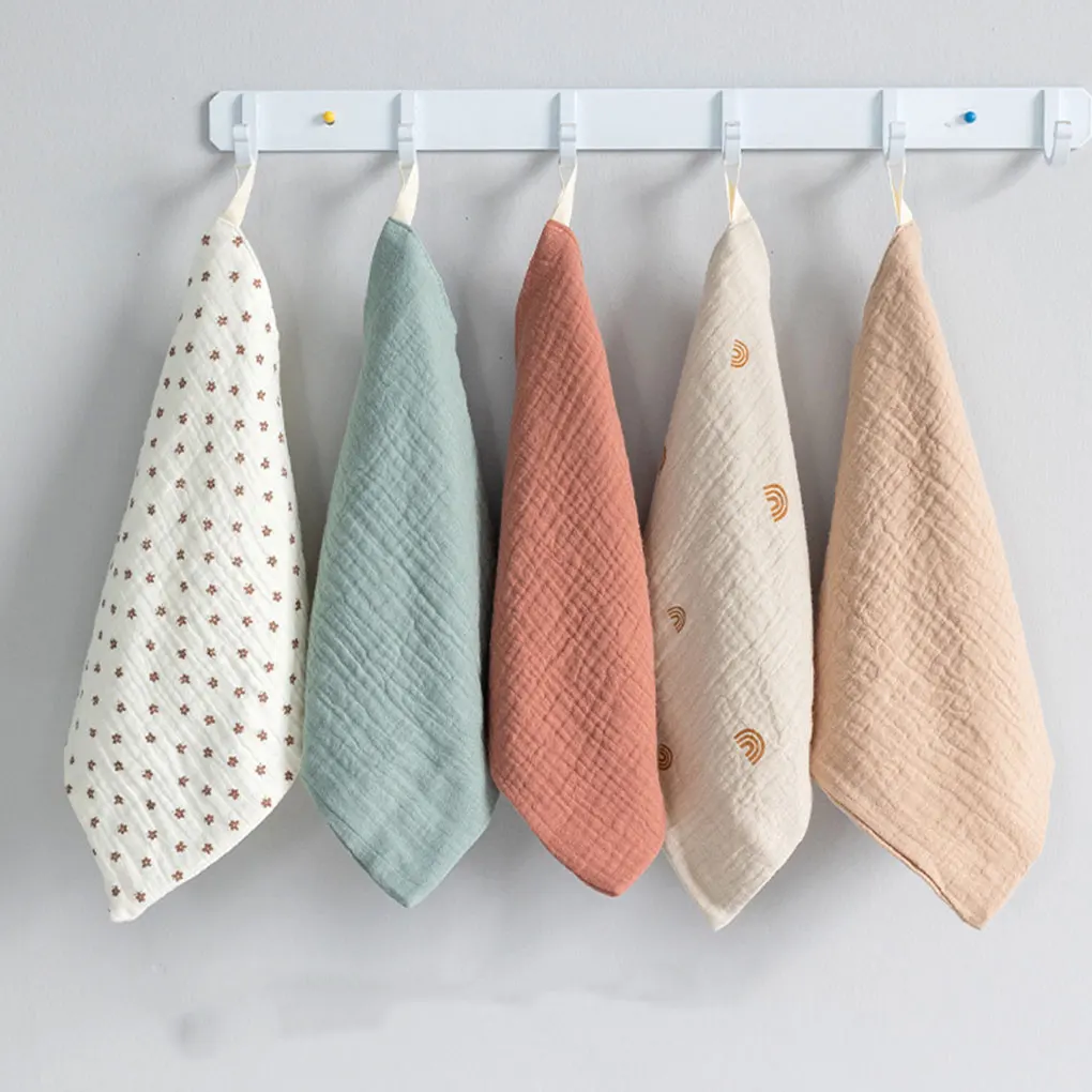 Baby Bath Towel Set Cotton And Linen For Healthy Skin Skin Friendly And Soft 4-layer Gauze Towel Bib Face Towel Handkerchief