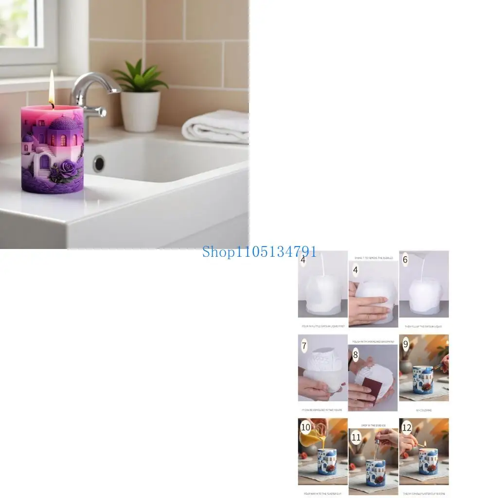 98km Creative Cup Shaped Flowerpot Silicone Mold For DIY Jewelry Container Making Resin Crafts And Planters
