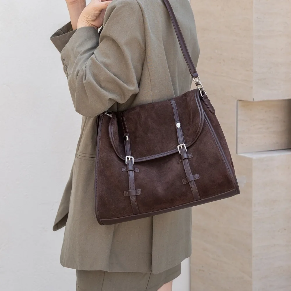 Retro British Style Women's Bag New Commuter Large-capacity Oblique Span College Student Advanced Class Backpack Advanced