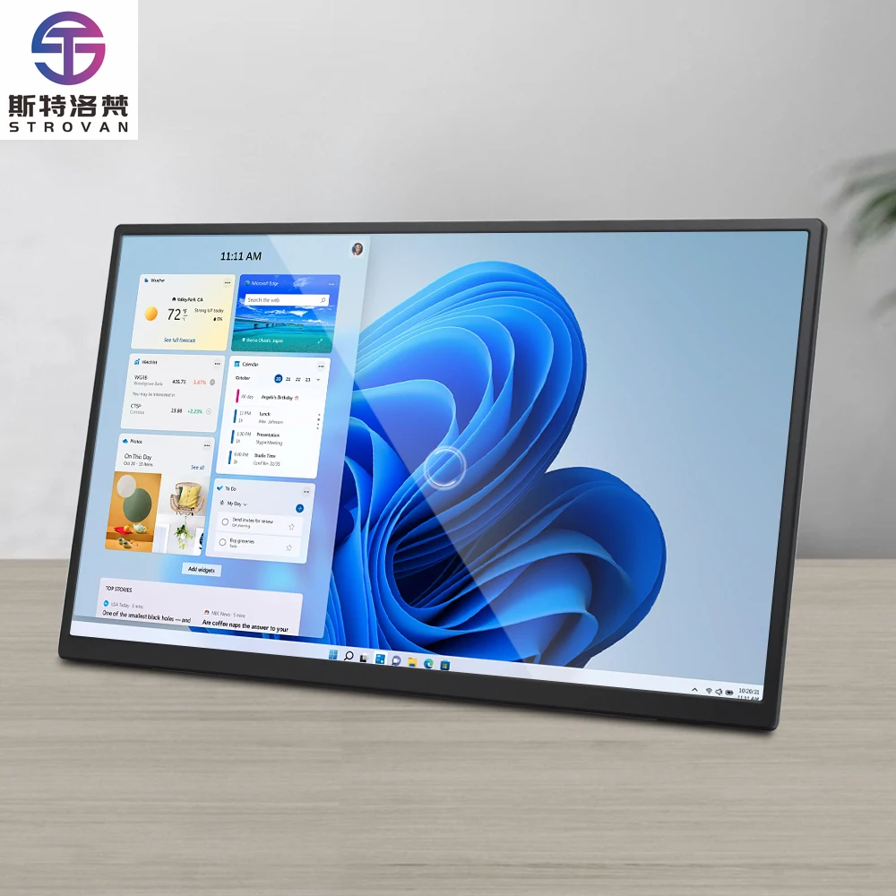 Portable 15 15.6 18.5 Inch IPS s 1920*1080 Triple Screen Laptop Extender Cheap Option for Portable