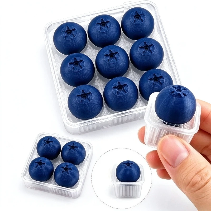 Blueberry Clicker Keyboard Fidget Toy Clickable Button Fidget Portable Desk Healing Stress Relief Fingertip Toy Portable
