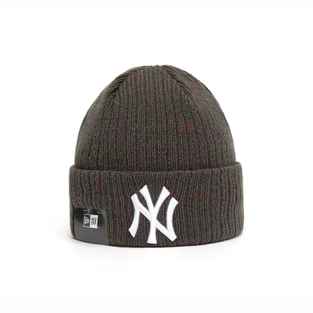New Era Acrylic Beanies Unisex Gray/Brown 60359688