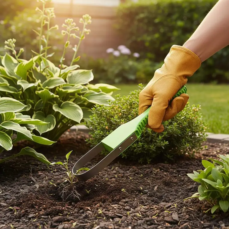 Handheld Loop Garden Weeder High Performance Deep Root Weeding Tool for Backyard Gardening Transplant Vegetable Pot
