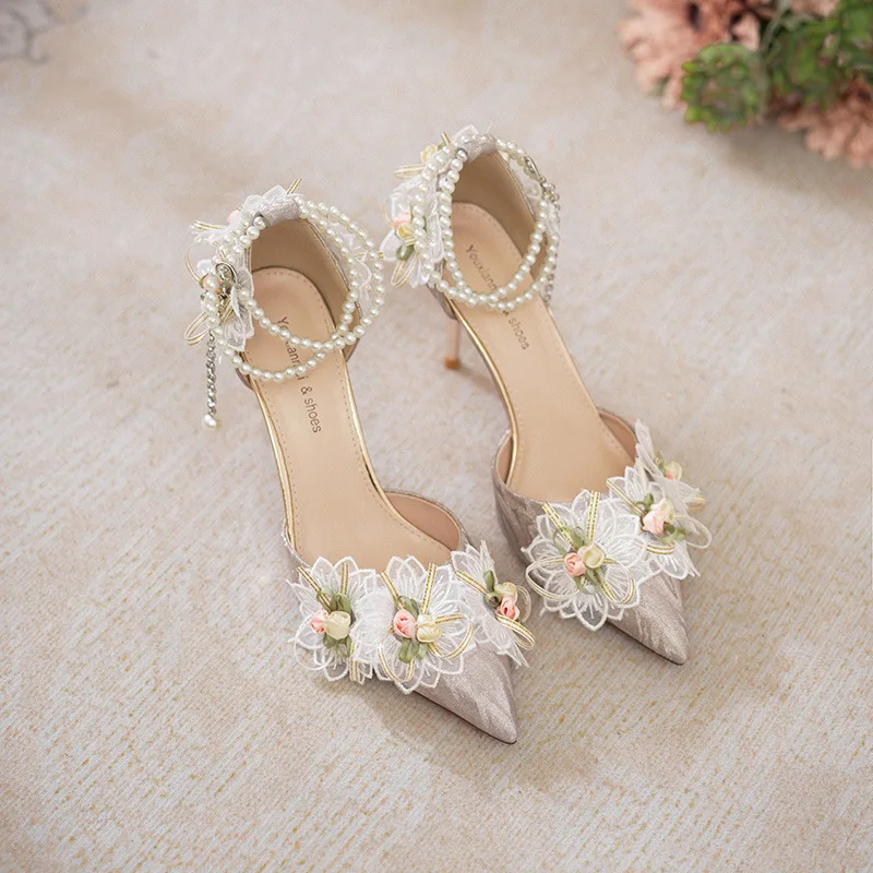 The Wizard of Oz Fashion Fairy Tiger Skin Pattern Design Sense Temperament Ladies Banquet Bridesmaids Shoes High Heels