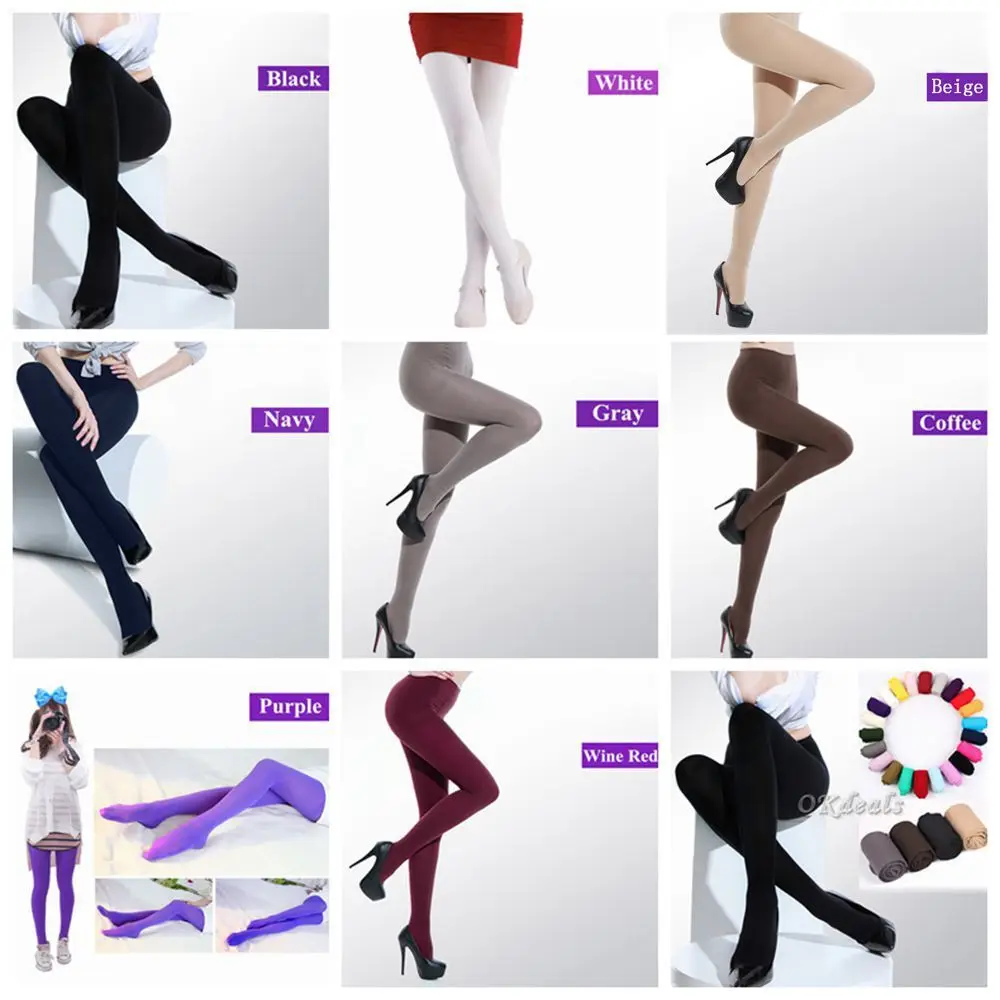 Beauty Sexy 120D Thick Tights Stockings Pantyhose Footed Socks Opaque