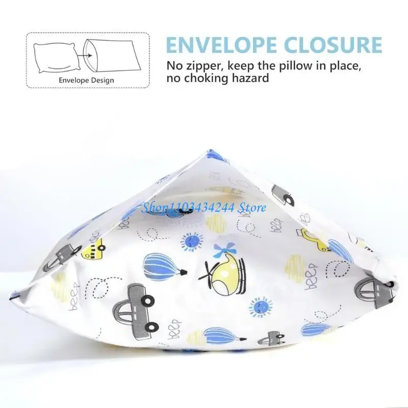 Soft & Breathable Baby Pillowcase Comfortable Baby Pillowcase Lovely Pattern Baby Pillowcase Cotton Pillow Cover Gift