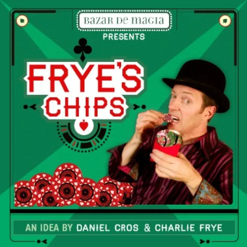 Frye's Chips by Charlie Frye Close Up Magic Trick Stage Magic Magia Magica Magicians Prop Accessory Illusion Gimmick