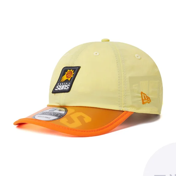 New Era Cotton Baseball Caps Unisex Yellow 13195685