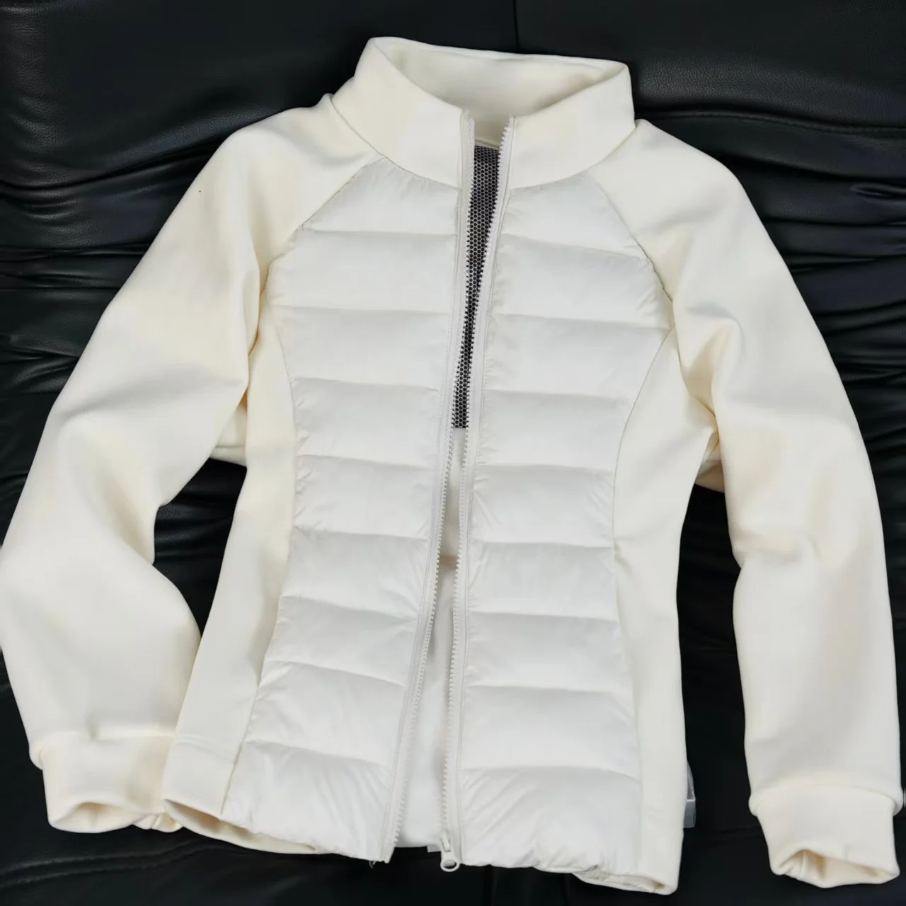 Lightweight Stand Collar Quilted Parkas Women New Slim Waist Fitted Cotton Coat Fall Winter Fashion Warm Casual Cozy Soft