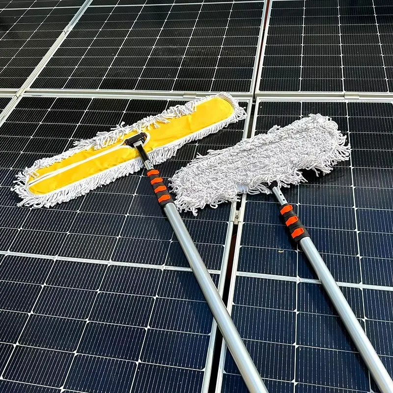 Telescopic Solar Panel Cleaning Brush Portable Efficient Solar Panel Washing Tool