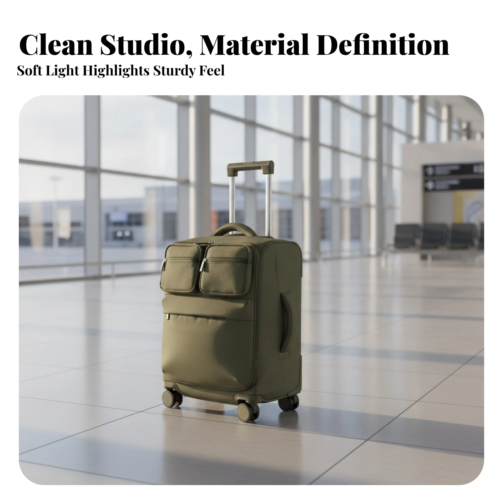 Softside Swivel Luggage Lightweight Softside Suitcase Suitcase with Swivel Wheels Organized Flexible for Travelers, Travel