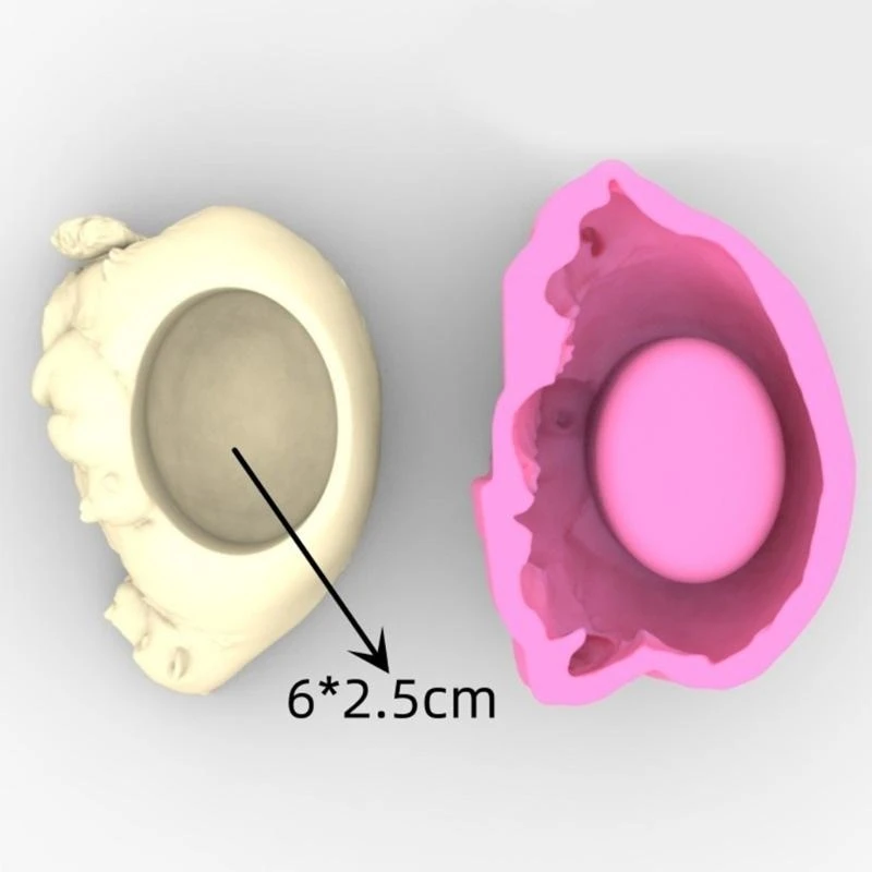 Sleeping Animal Planter Vase Moulds Cements Mould Silicone Material
