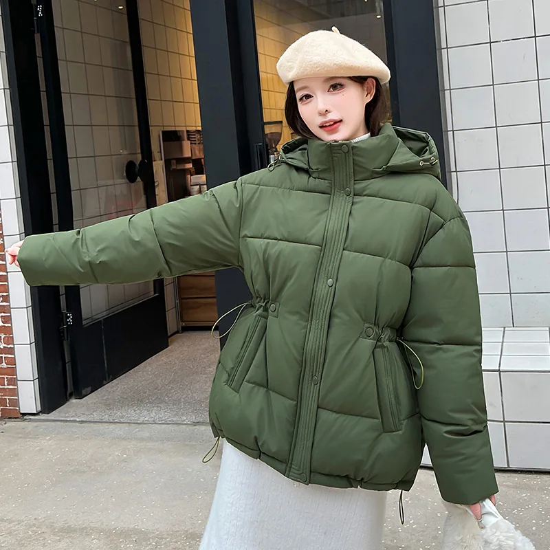 New Ladies Down Cotton Jacket 2026 Hooded Thicke Warm Lady Outerwear Long Sleeve High Quality Women Winter Parka Coat Overcoat