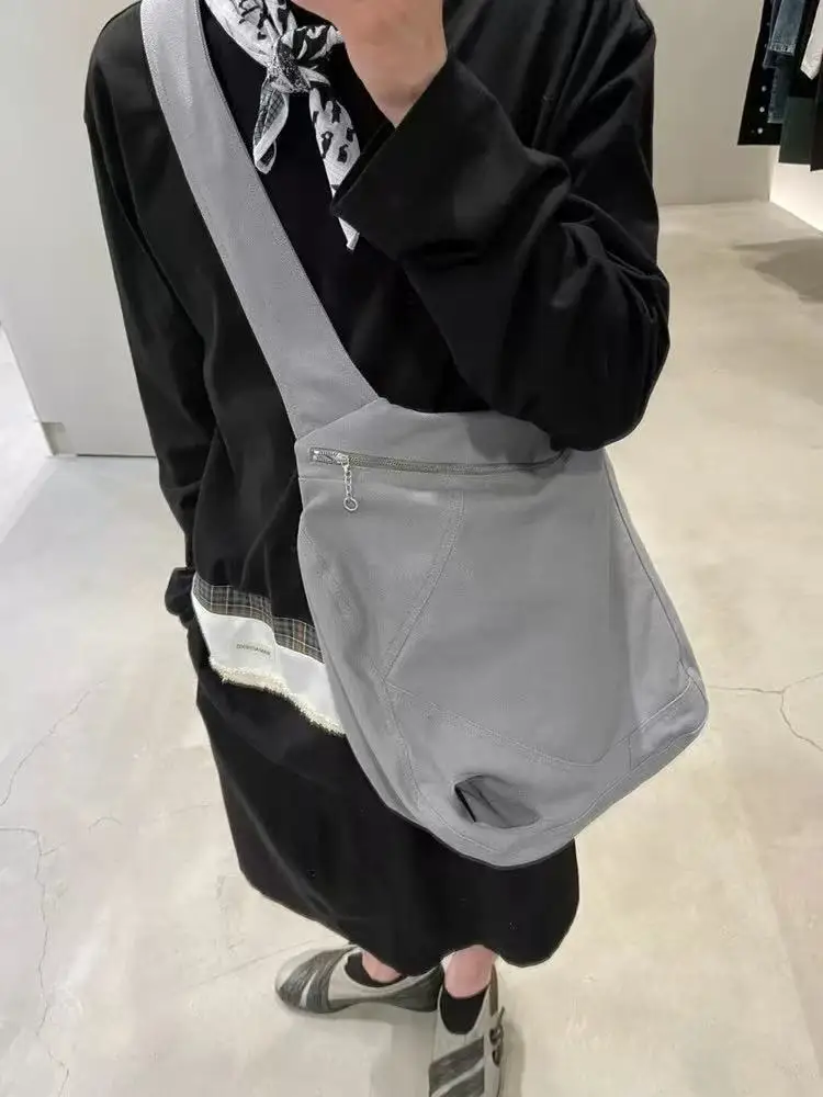 KIKO KOSTADINOV 24SS Casual Canvas Crossbody Bag Unisex Single Shoulder Bag Spring Summer New Style Leisure Dining out Bag