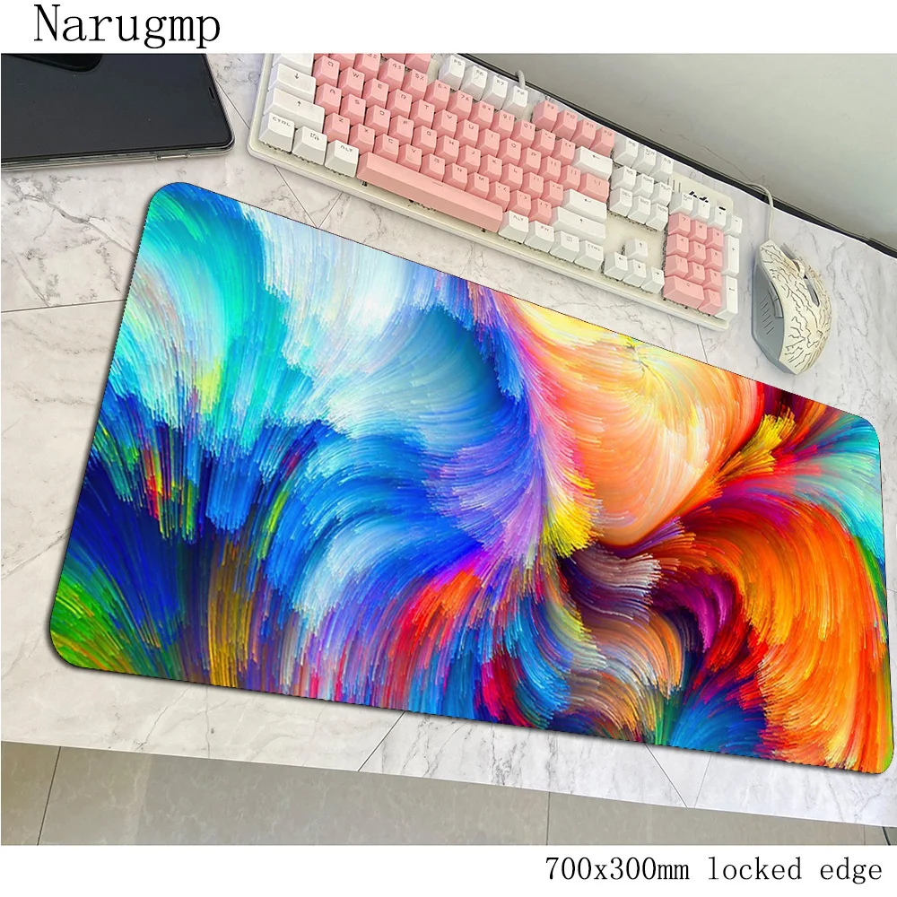 Colors Abstract mouse pad Boy Gift gaming mousepad anime 900x400x4mm notbook desk mat Personality padmouse games pc gamer mats