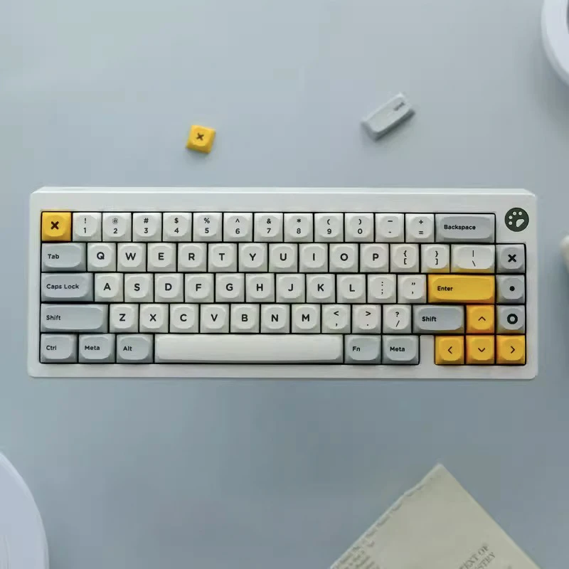 MA Profile Heavy Industrial Keycaps Set PBT Dye Sublimation Keycap 125 Keys For MX Switch Mechanical Gaming Keyboard