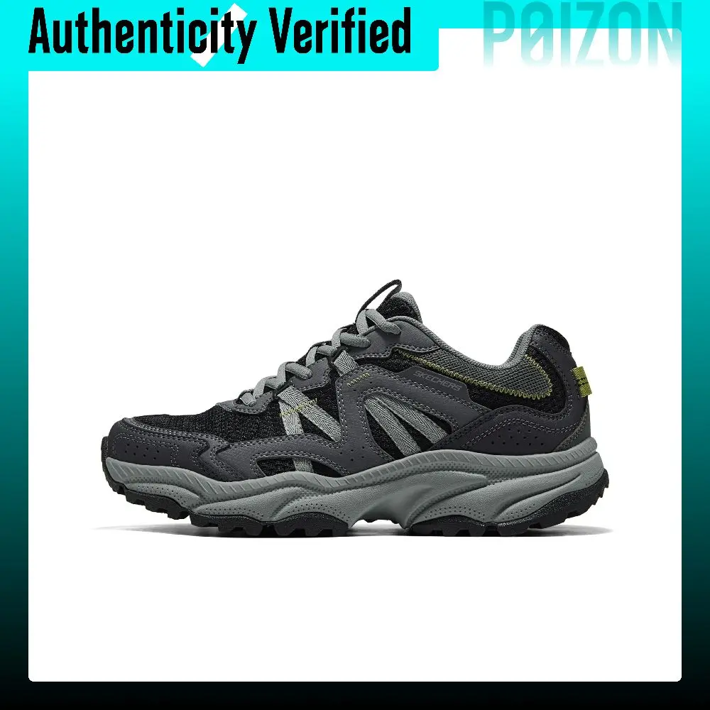 Skechers OUTDOOR MENS Mountaineering & Hiking Shoes Men's Low-top Gray Black 237772-GYBK