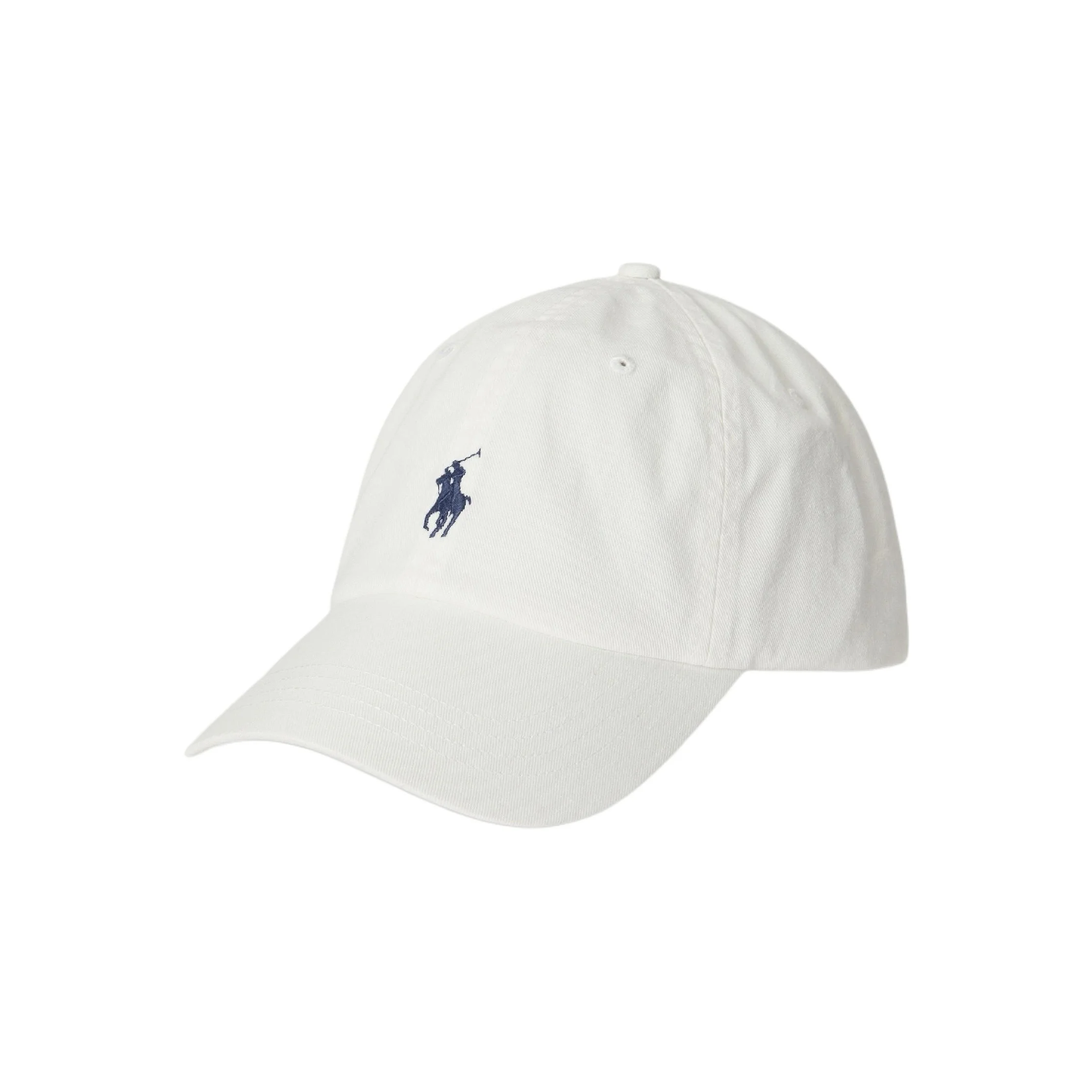 Polo Ralph Lauren Cotton Baseball Caps Unisex Herbal Milk White 710667709127