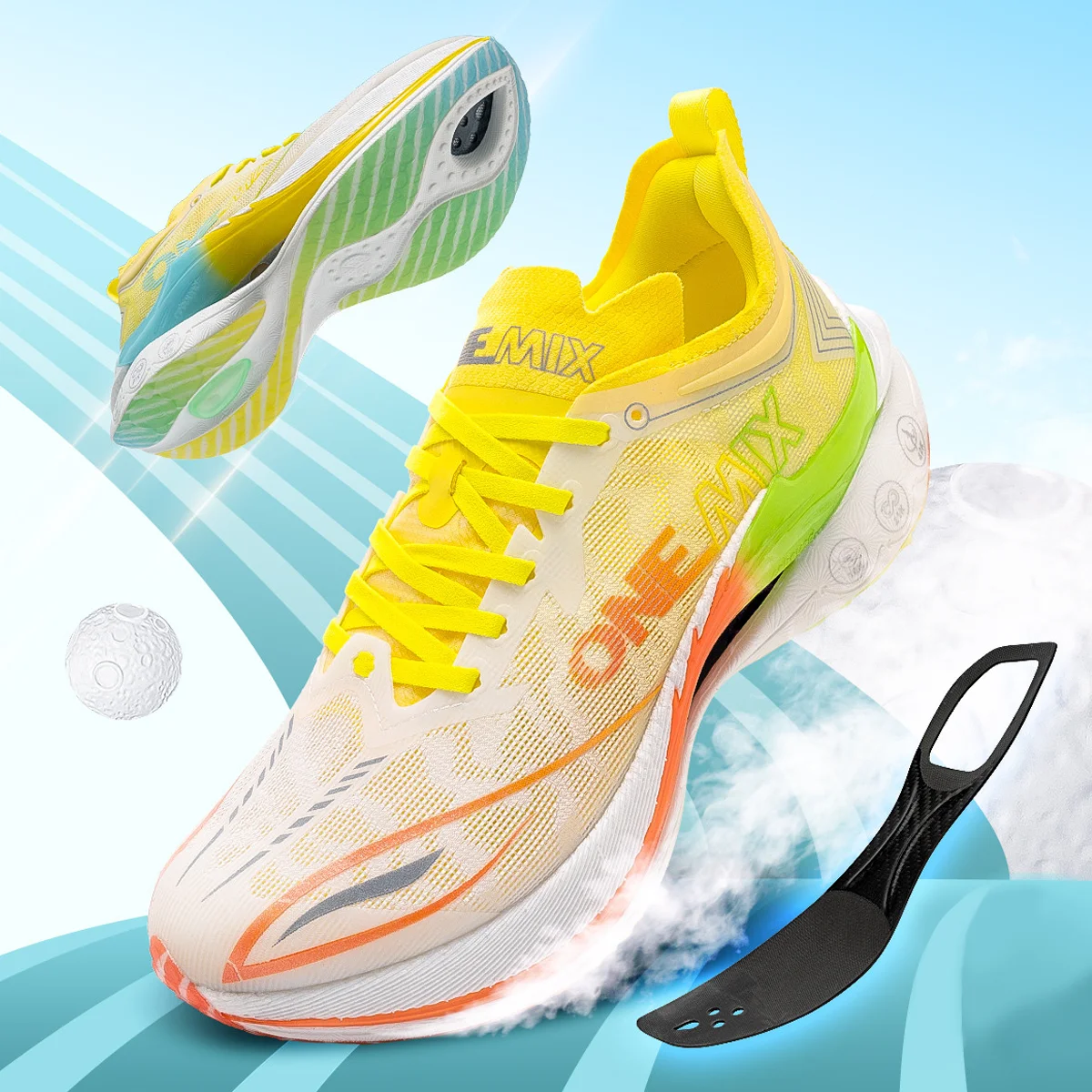 ONEMIX 2026 Orca Man Cushioning Running Shoes Training Outdoor Athletic Sport Shoes Non-slip Wear-resistant Winter Men Sneakers