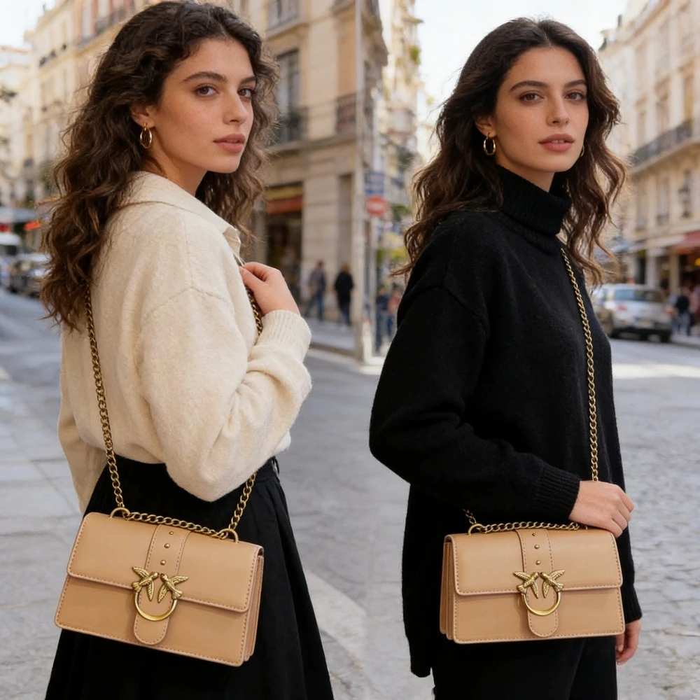 2026 Women Shoulder Bag Crossbody Bag Chain Strap Vintage Mini Bag Fashion Designer Bag Small Handbag