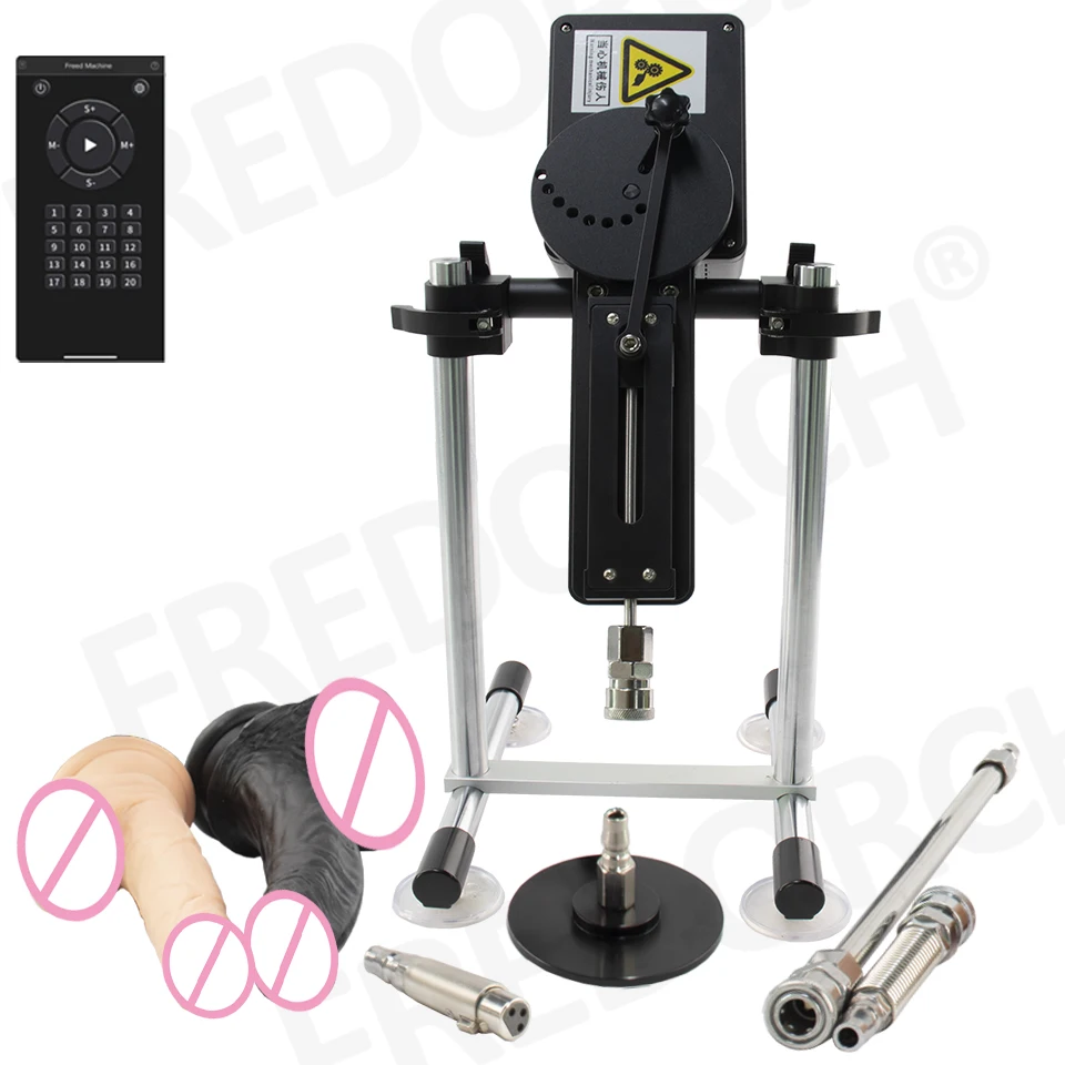 FREDORCH 70W Powerful Sex Machine for Couples with Dildo Attachments Male Vibrator for Men And Women Vagina Female Masturbation