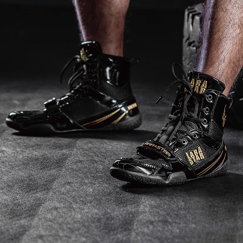 Men Professional Wrestling Shoes Training Gear Original Boxing Shoes Non-Slip Sneakers Women Outdoor Breathable Wrestling Boots