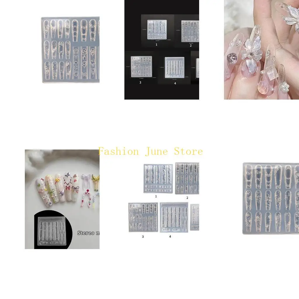 N5KA Art Carving Mould for Creating Practical Embossed Patterns Decoration