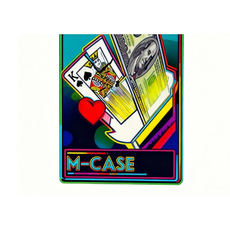 M-Case By Mickael Chatelain - Magic Card Case for Close Up Tricks, Illusions and Mentalism Beginner Magician Props