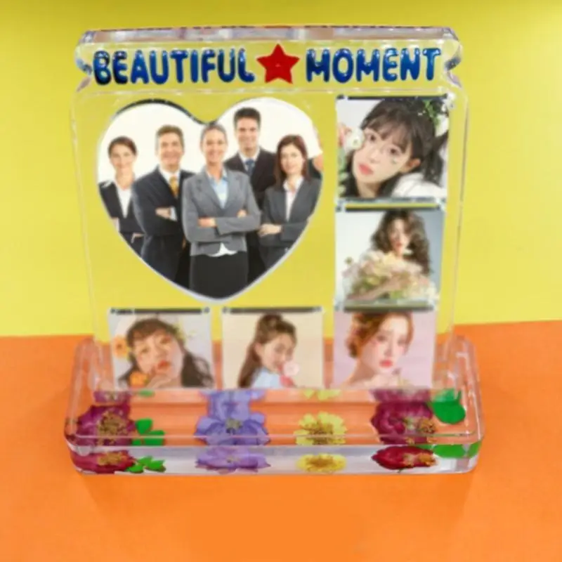 Geometry Mirror Rectangle Photo Frame Epoxy Mold for DIY Craft Decorative Mould