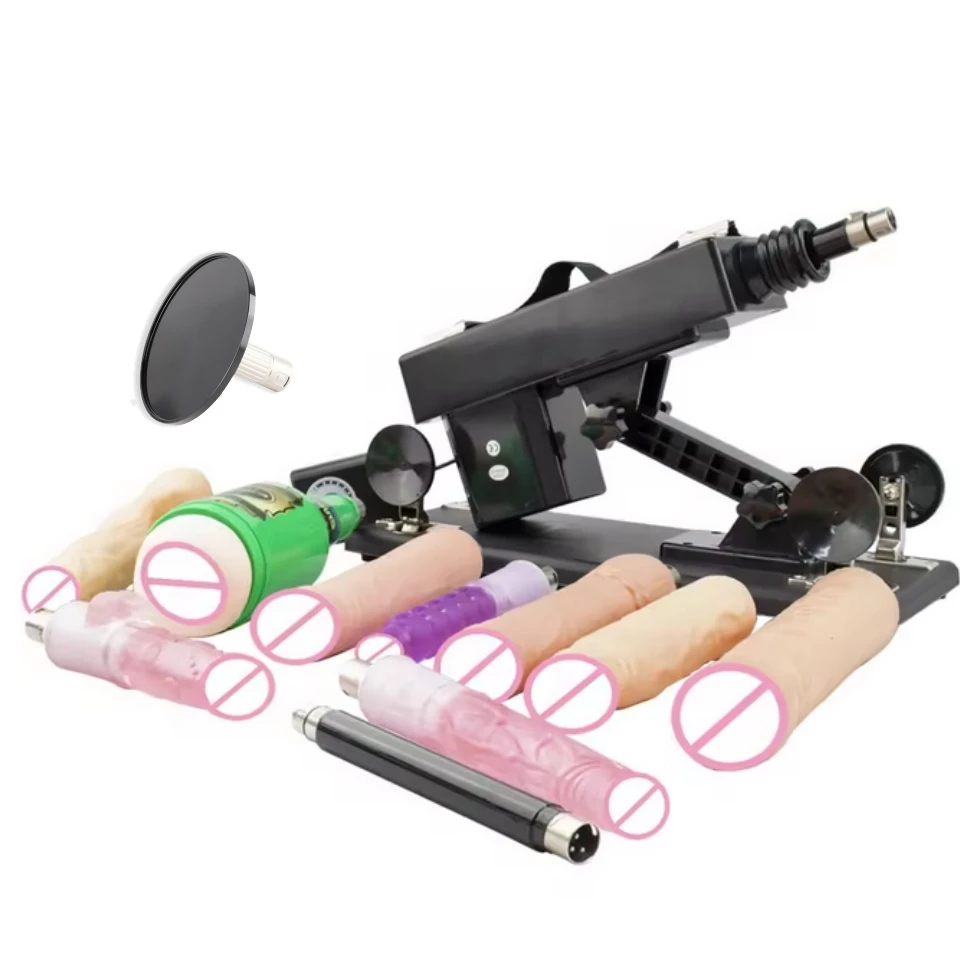 FREDORCH Sex Machine with Dildo Sex Toys Adjustable Speed&Angle Masturbation Pumping Gun for Women Men Gift Safer Sex Porduct