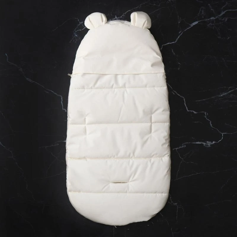J15U Comfortable & Safe Baby Prams Footmuff Practical Designs Baby Prams Sleep Bag with Warm Fleece for Winter