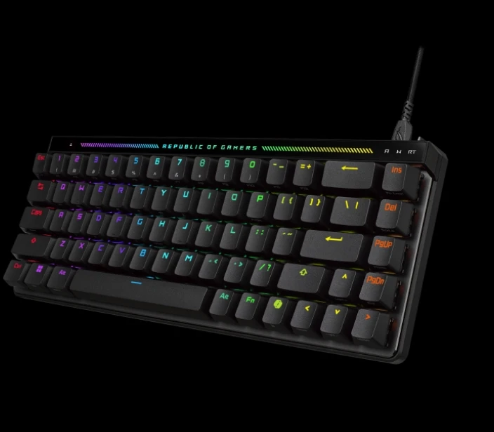 New ROG Falchion Ace HFX Abs Rapid Trigger Toggle, Speed Tap Mode, Interactive Touch Panel, 8000 Hz Polling Rate