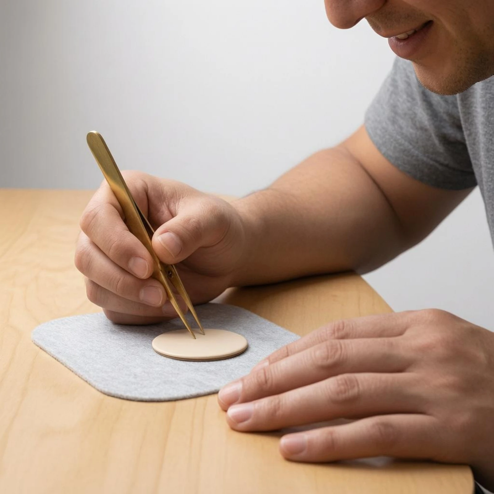 Watchmaker's Tweezers Long Tips Nonattractive Tweezers