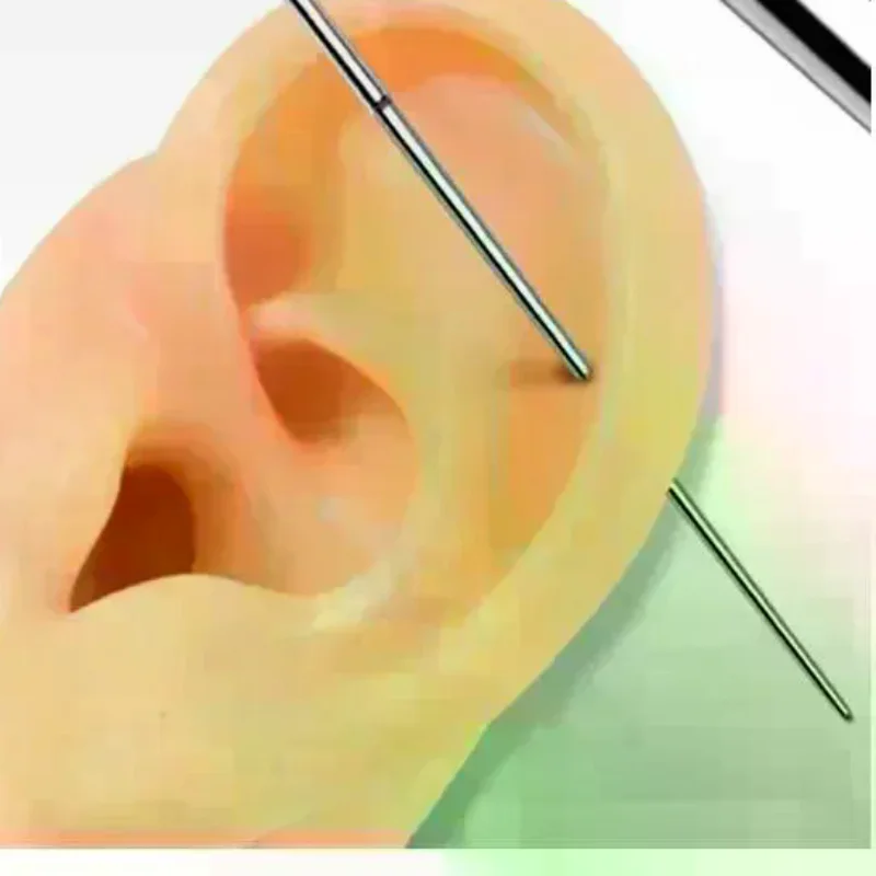10Pcs Stainless Steel Piercing Jewelry Guide Needle Internal Thread Insertion Needle Auxiliary Body Piercing Tool Jewelry Tool