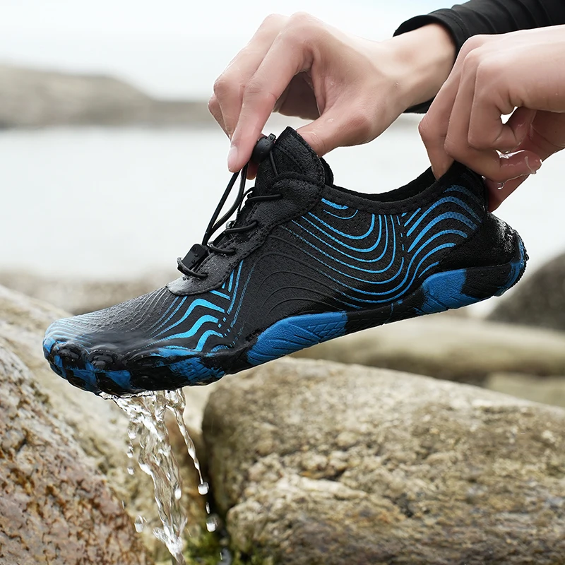 Summer Wading Shoes Men Breathable Casual Shoes Men Outdoor Lightweight Anti-slip Breathable Water-resistant Low-top Men Shoes