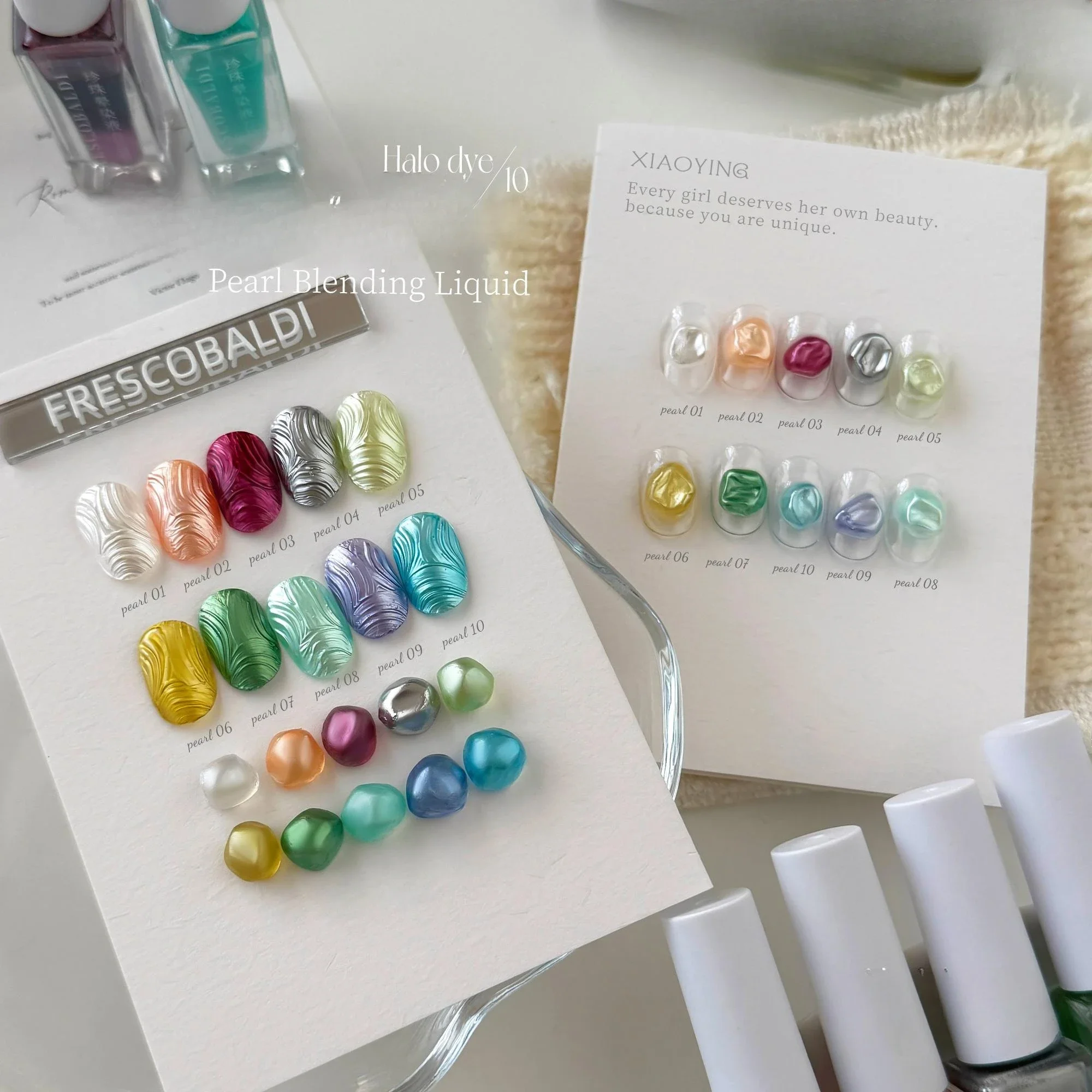 6ml Pearlescent Watercolor Ink Blooming Gel Nail Polish Smoke Effect Gel Lacquer Blossom Nail Gel Varnish For Manicure 10 Colors