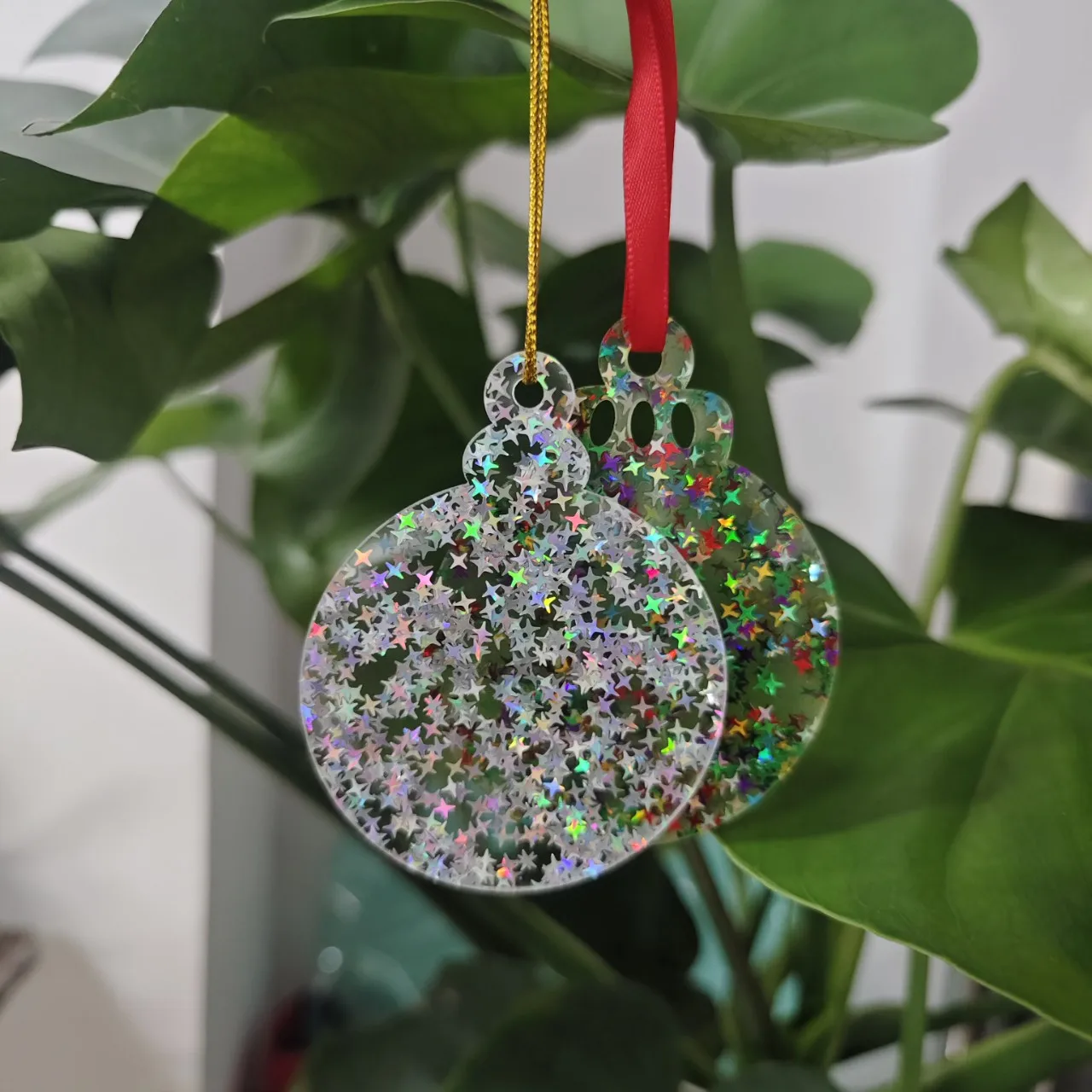 Christmas Tree And Snowflake Round Mold Epoxy Resin Mold Diy Jewelry Making Pendant Craftsmanship Christmas Party Gift