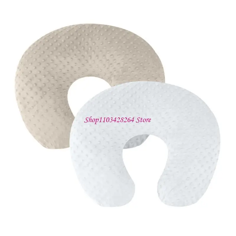  2pcs Nursing Pillow Covers Soft & Easy To Clean Pillow Case Baby Feeding Pillow Cover Baby Pillow Protector for Newborns
