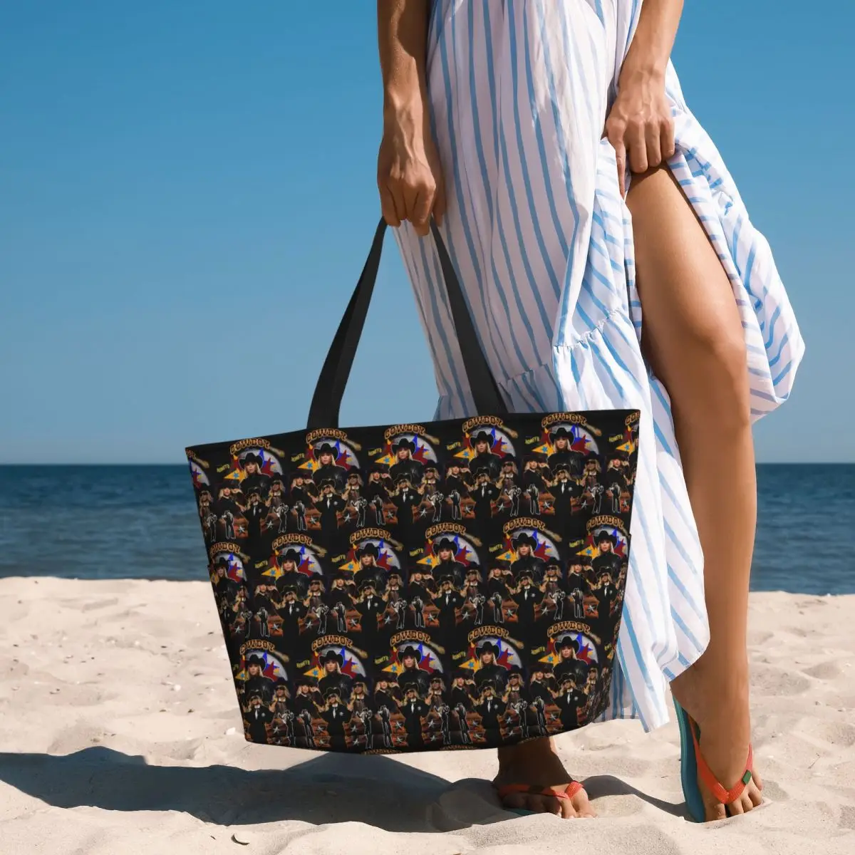 Cowboy Carter Beyonce New Album Beach Tote Bag Sport Gym Yoga Duffle Large Tote Bag Women Travel Bag Fitness bag