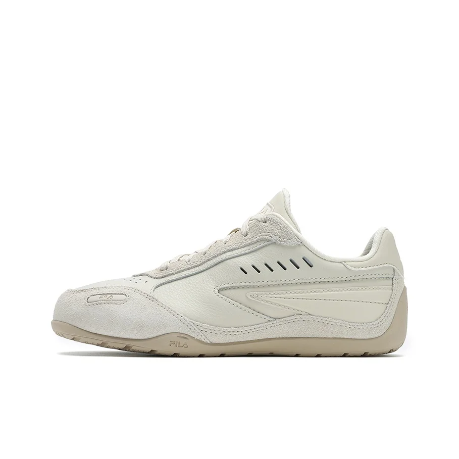 FILA TURBO Lightweight Low top Skateboard Shoes Women's White Swan Gray F12W511210FWS