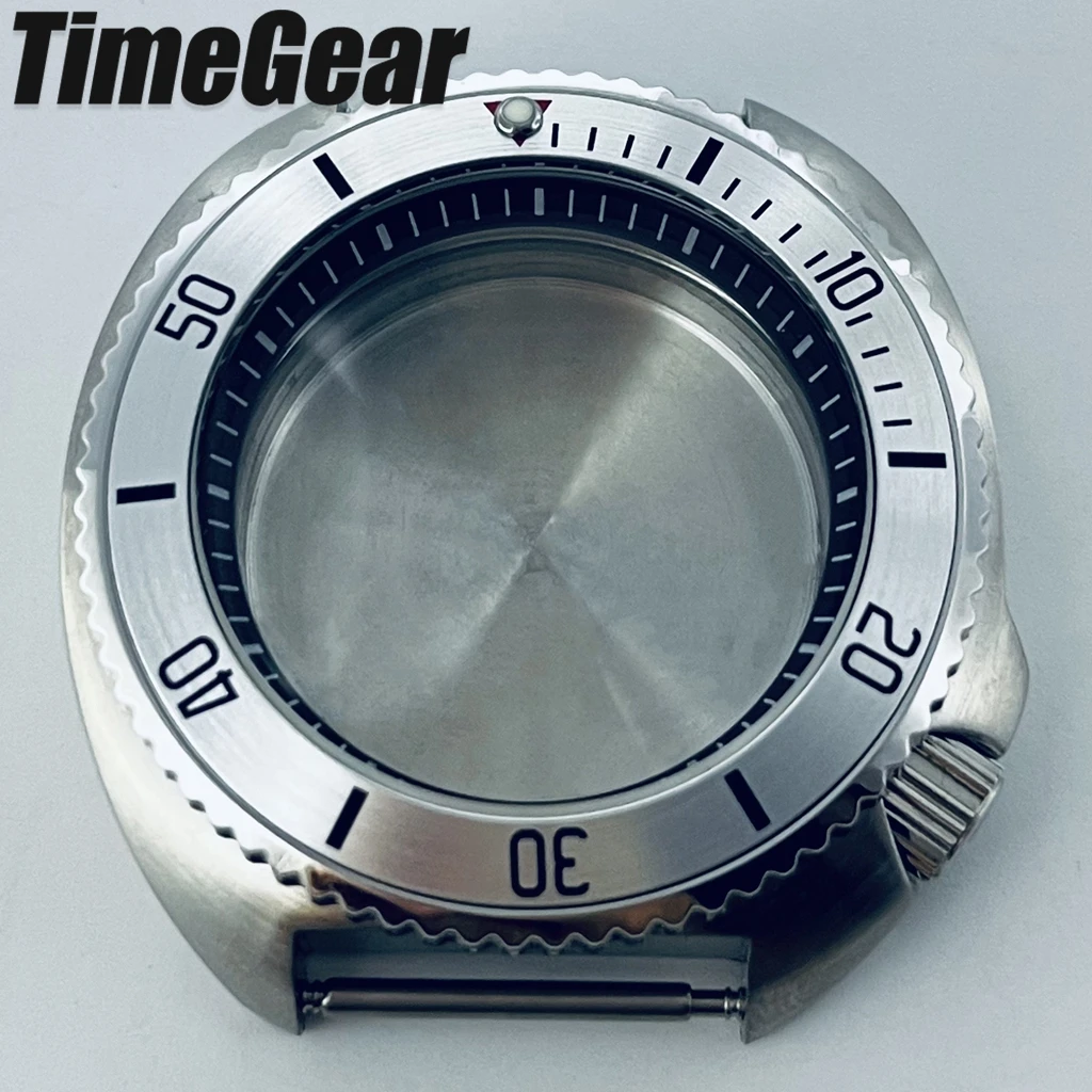 High-Quality 44mm NH35 Watch Case Turtle Turtle Abalone Captain Fit Dial 28.5mm For NH34 NH35 NH36 NH38 NH70 NH72 Movemen