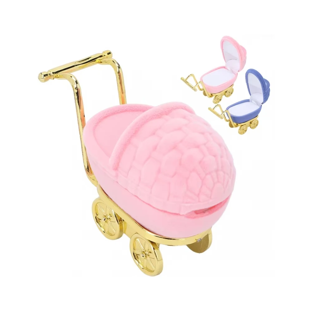 Baby Carriage Jewelry Box Personalized Jewelry Gift Organizer Earrings Necklace Packaging Case Ring Case